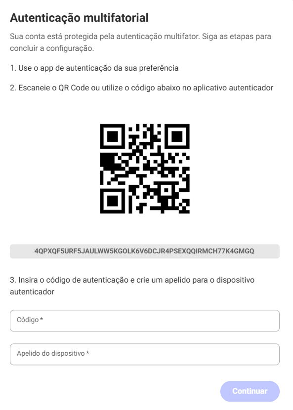 Autenticação MFA 1