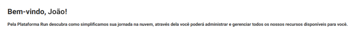 Boas-vindas