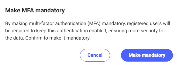 mandatory