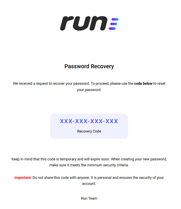 Password Recovery