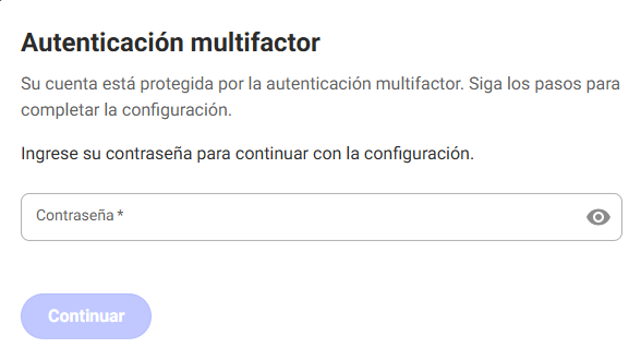 Autenticación MFA