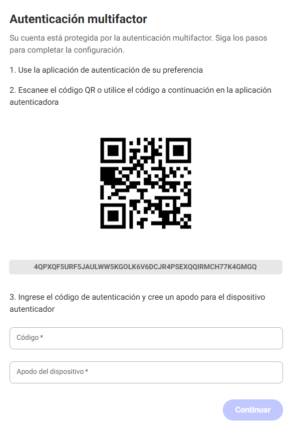 Autenticación MFA 1