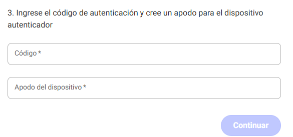 Autenticación MFA 3